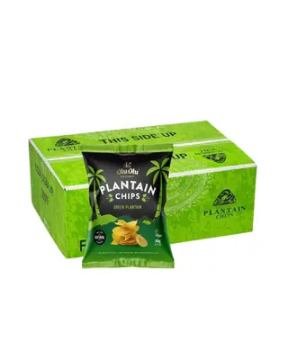 OLU OLU PLANTAIN CHIPS SWEET YELLOW