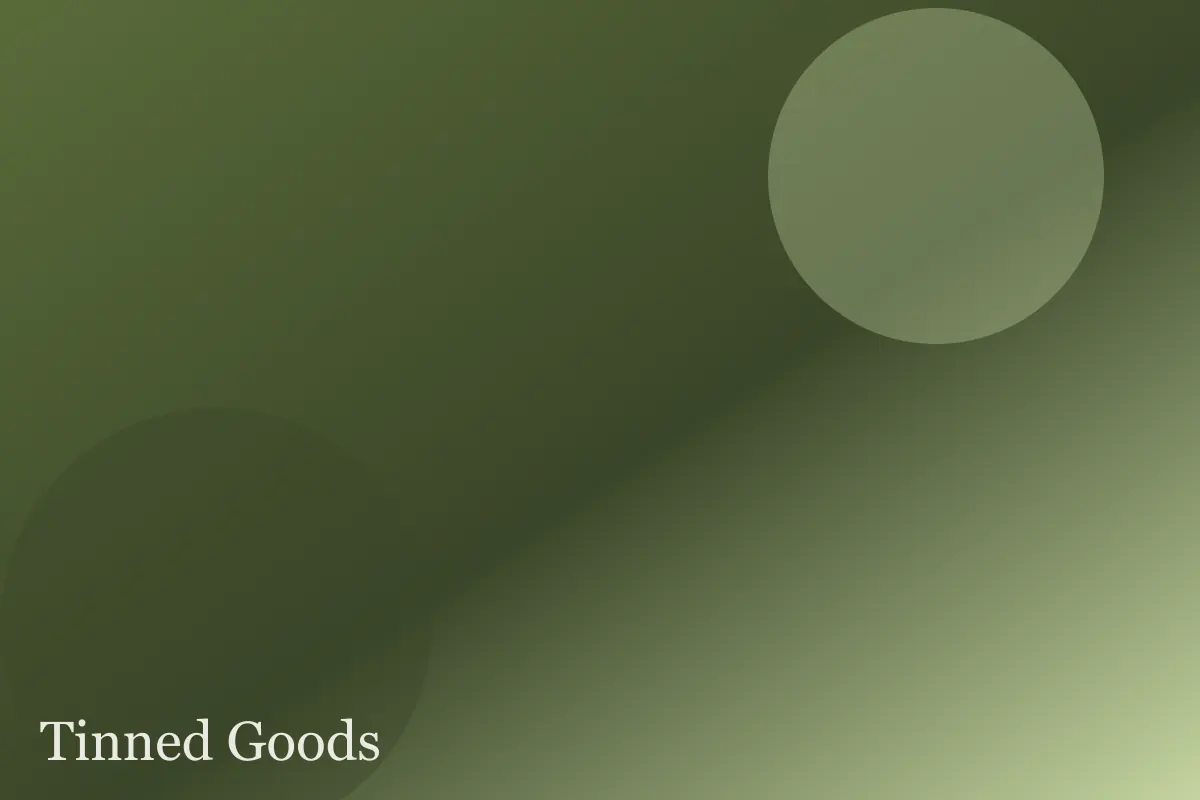 Tinned & Packaged Goods