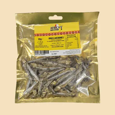 AFRICA FINEST DRIED ANCHOVIES 80G