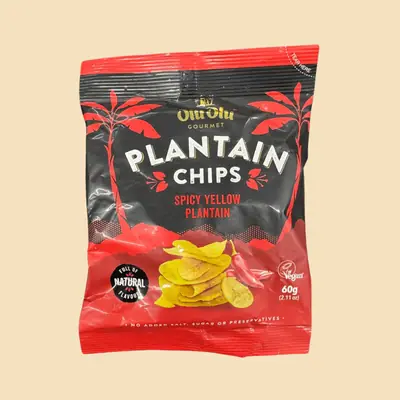 OLU-OLU PLANTAIN CHIPS SPICY YELOW...
