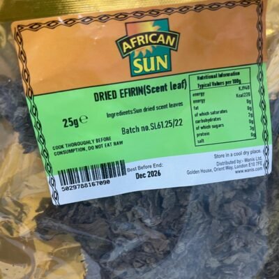 Dried Efirin (Scent Leaf)